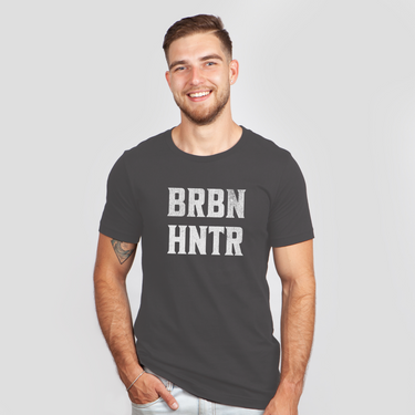 bourbon hunter dark gray shirt
